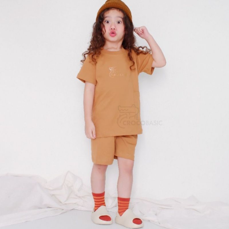 Kaos Anak Perempuan Setelan Crocobasic Mahika