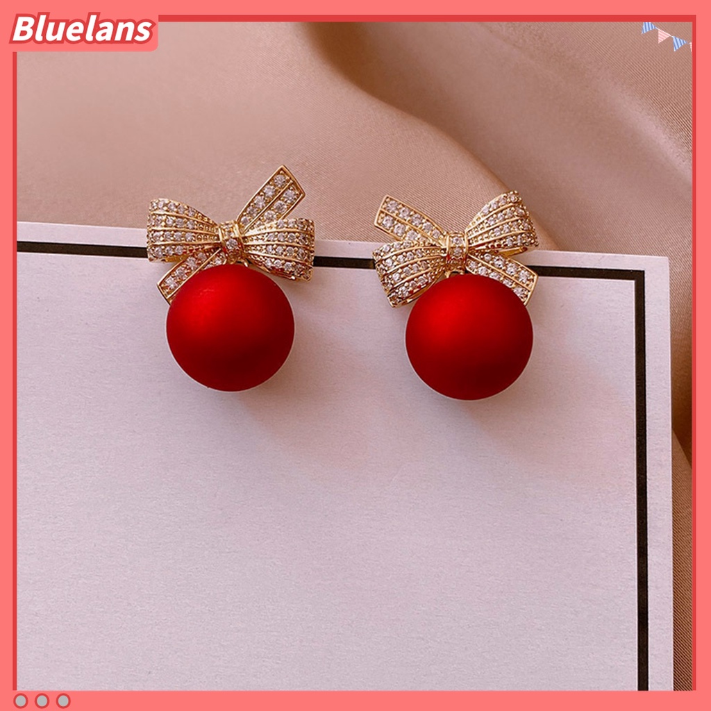 Bluelans 1 Pasang Anting Stud Bahan Alloy Tahan Pudar Untuk Wanita