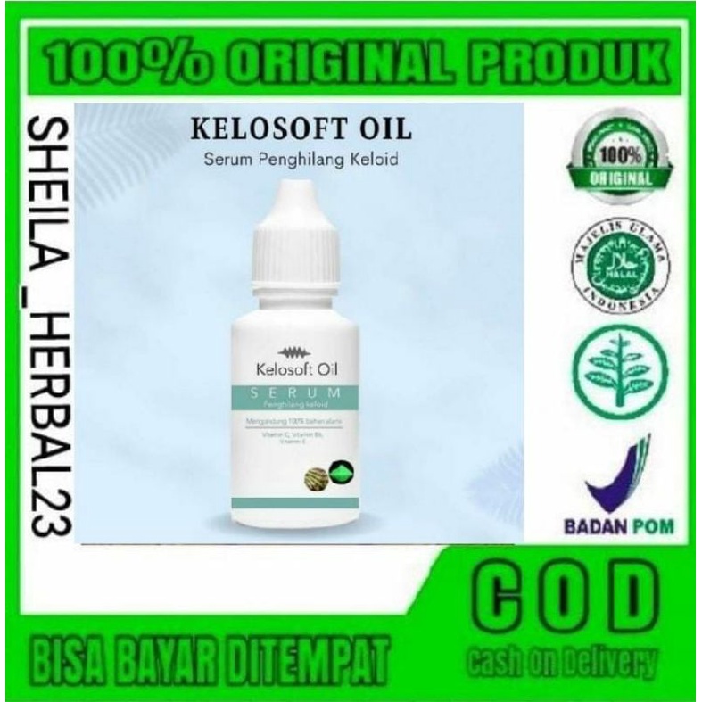 TERBARU KELOSOFT OIL SERUM ASLI ORIGINAL PENGHILANG KELOID