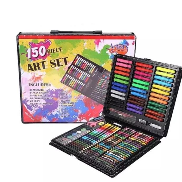 

artist corner 150pcs art set pencil crayon paint marker oil pastel Non COD