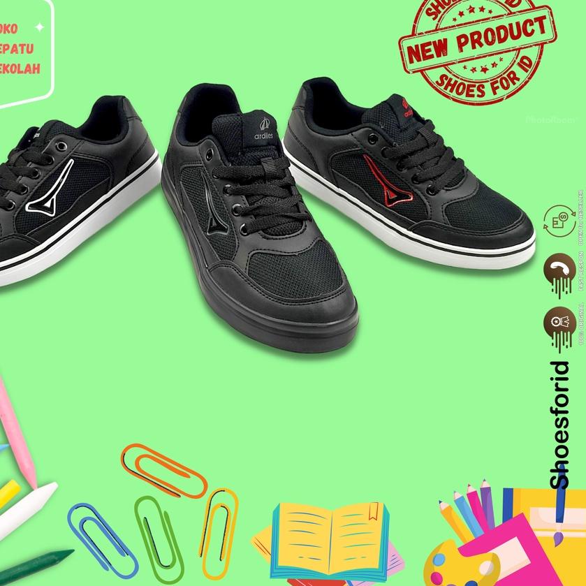 SEPATU SEKOLAH ANAK LAKI LAKI ARDILES YOREN // ARDILES GREYJOY