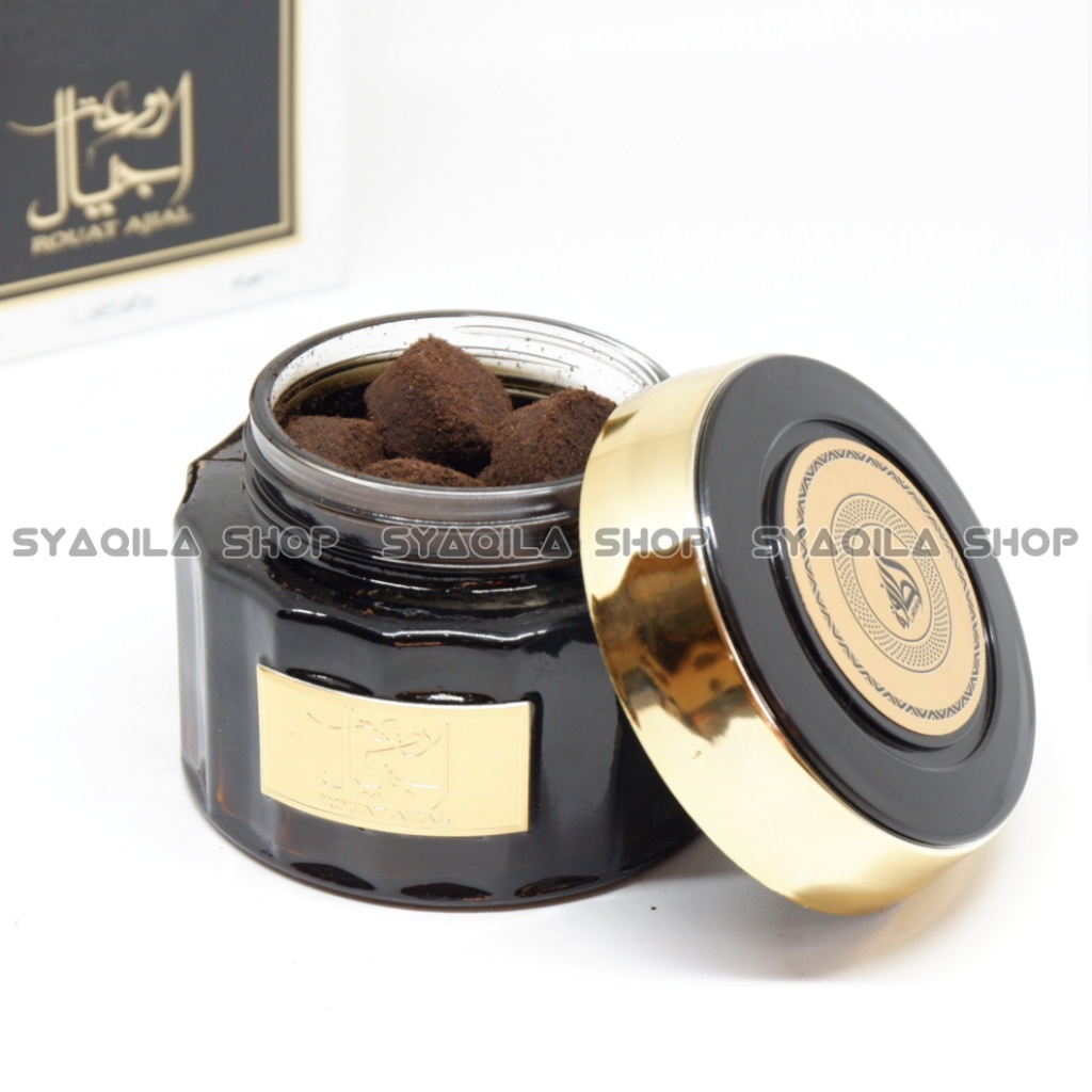 Bukhur Rouat Ajial Lattafa Bakhour Latafa Roat Buhur Dupa Menyan Arab Impor Pengharum Ruangan Incense Bakhoor 100 Gram