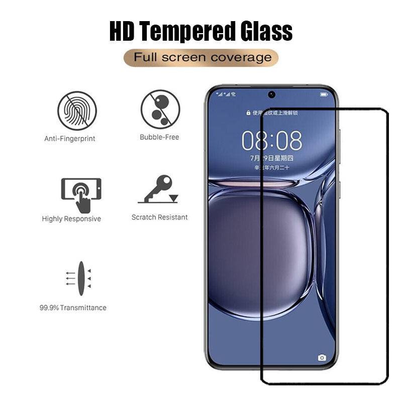 3pcs Pelindung Layar Tempered Glass Untuk Huawei P50 P40 P30 P20 Pro Lite E 4G 5G P Smart Z Y9A Y9S Y9 Prime 2019 2020 2021