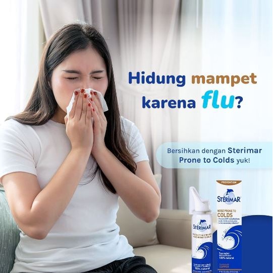 STERIMAR Nose Prone To Colds untuk Bayi 6m Sampai Dewasa Cuci Hidung