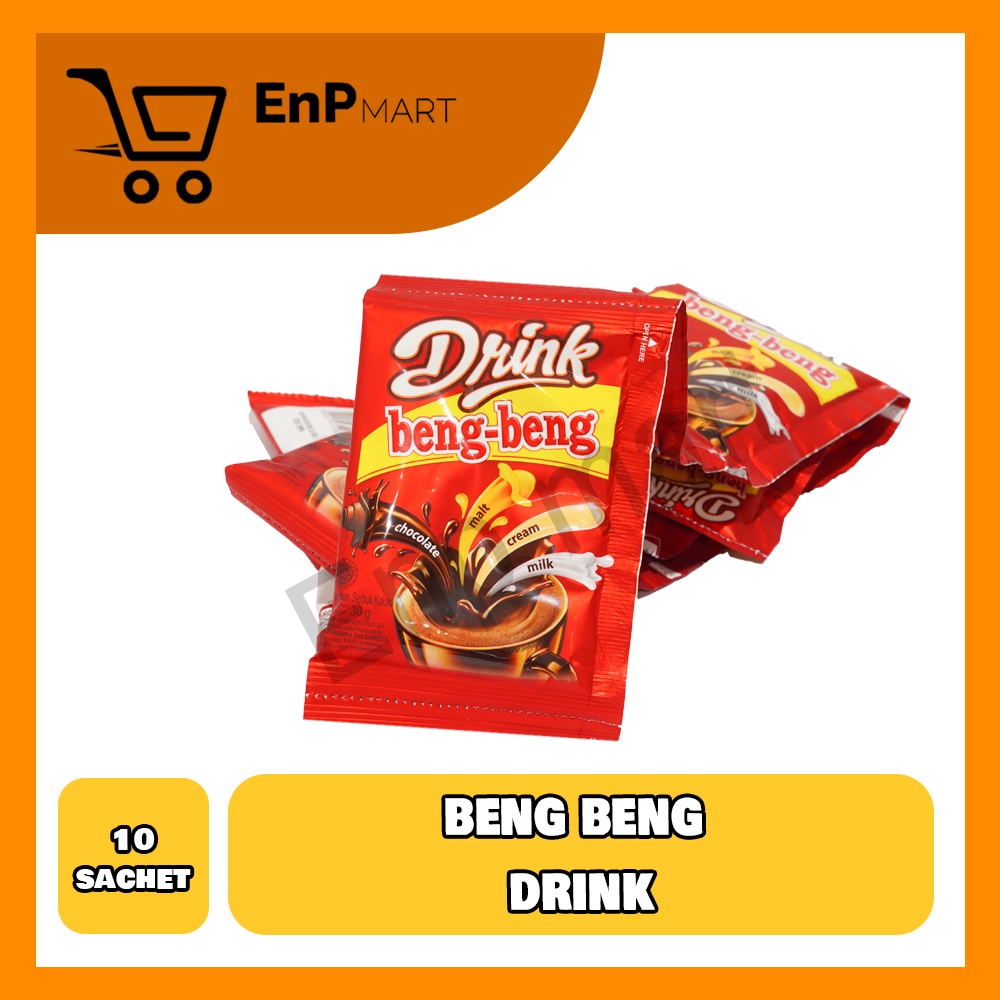 

BENG-BENG DRINK - Minuman Coklat Beng-beng -1 Renceng 10 Sachet