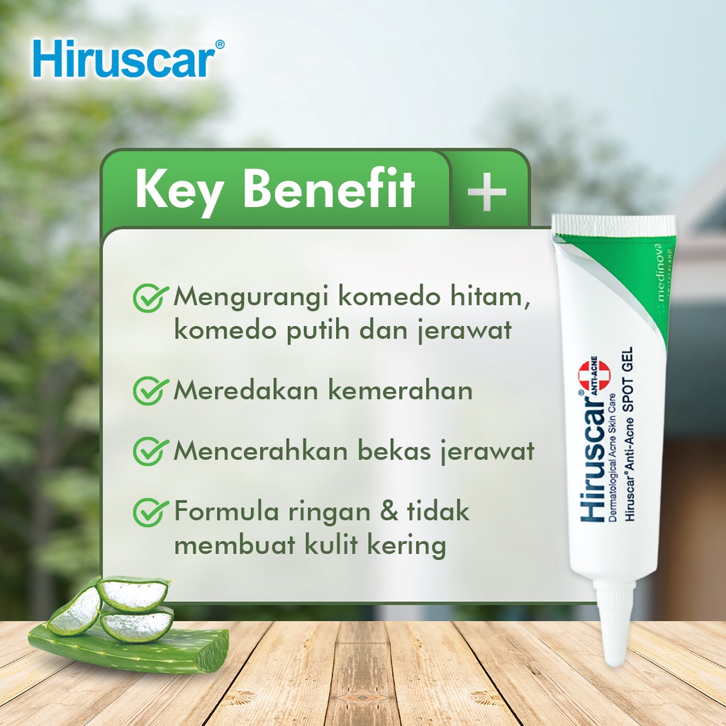 HIRUSCAR Post Anti Acne Spot Gel - Gel Anti Acne Perawatan Penghilang Pencegah Jerawat Bekas Jerawat