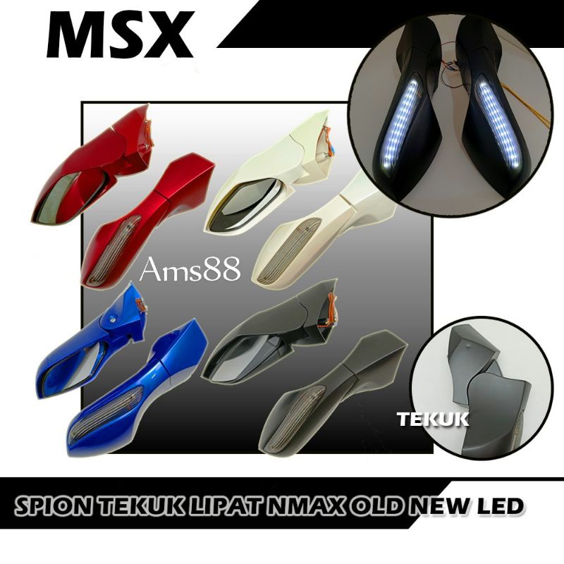 SPION NMAX LIPAT + LAMPU SEIN LED /SPION MOTOR NMAX NEW NMAX OLD /SPION BODY NMAX SEN LED