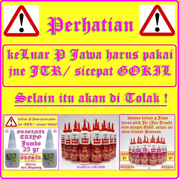 

LEM PRESTO DN 250gr - 17300 - PRESTO DN - LEM KAYU - LEM PRESTO - LEM PRESTO DN 250 gr - LEM GITAR - LEM KERAMIK - DISTRIBUTOR - GROSIR
