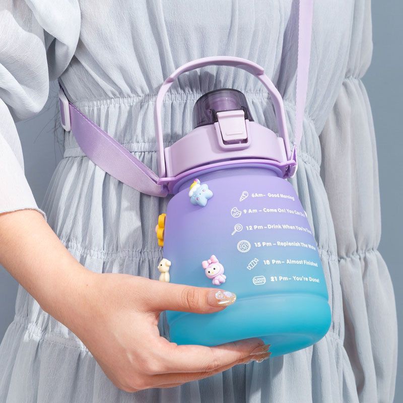 Tempat Minum / Botol Minum Doff GEMOY BPA FREE 1300ML