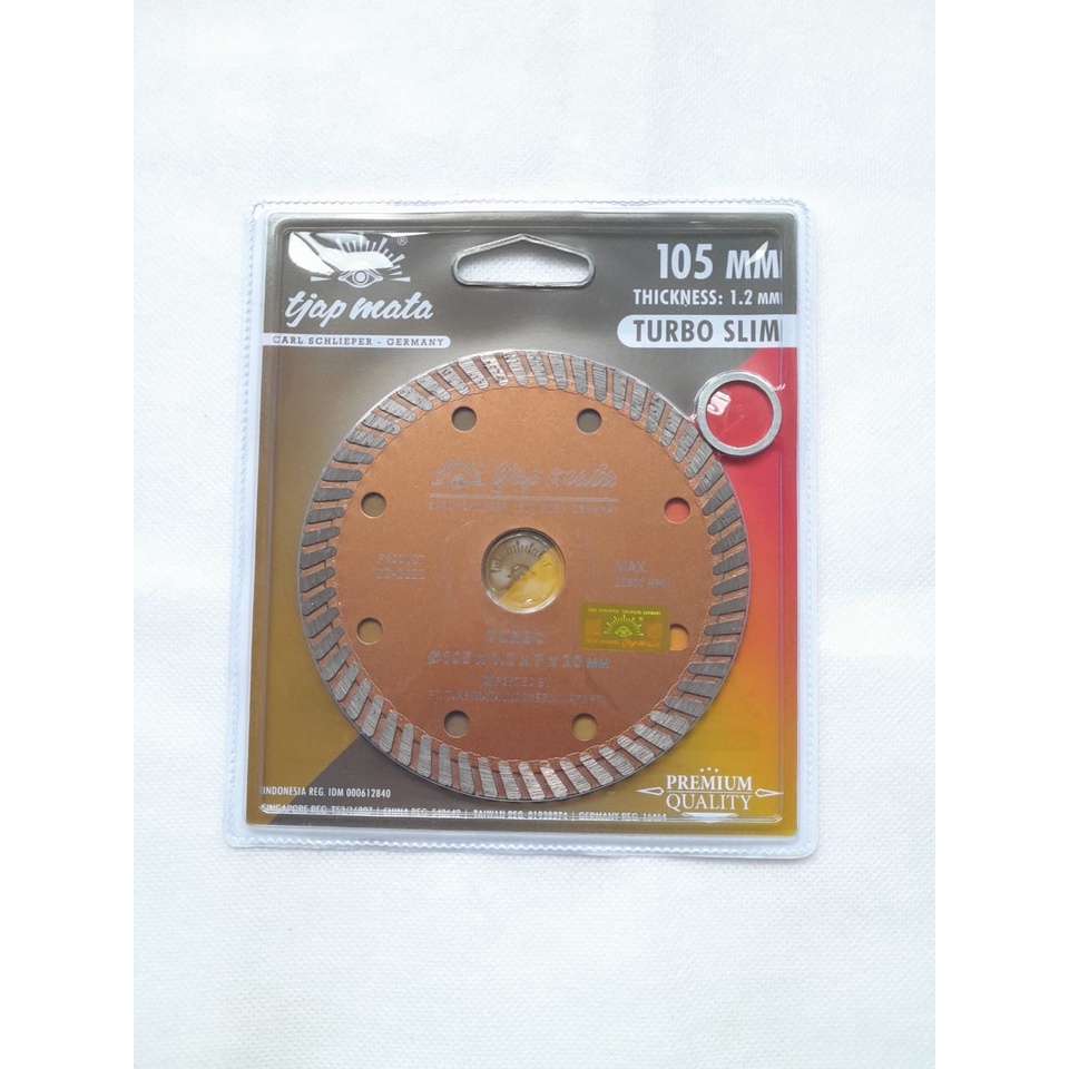 MATA POTONG KERAMIK DIAMOND WHEEL TJAP MATA 105 MM (TURBO)