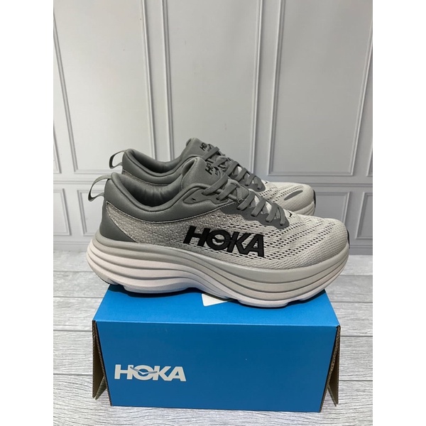 HOKA ONE ONE BONDI 8 GREY ORIGINAL