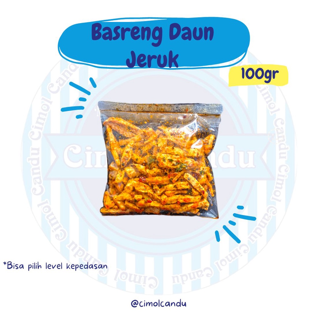 

Basreng pedas kering 100gram