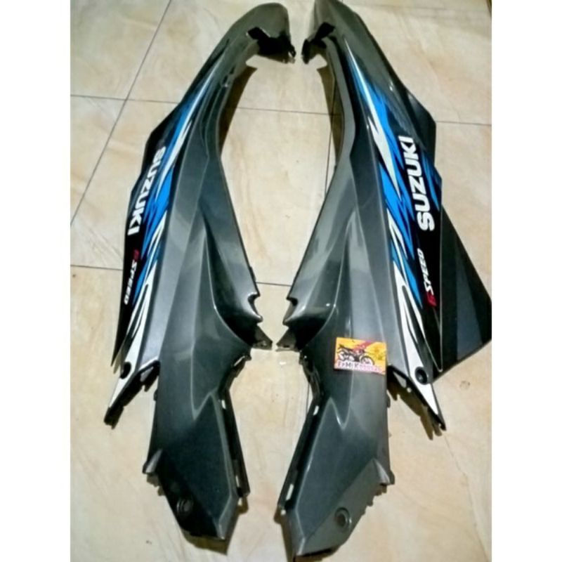 Cover dek body bodi plus striping warna abu SUZUKI SATRIA F FU FL FACELIFT Kualitas terjamin bahan t
