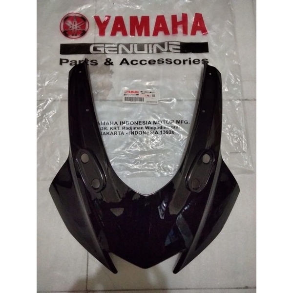 BODY, COWLING TAMENG DEPAN R15 VVA,V3 ORIGINAL YAMAHA HITAM