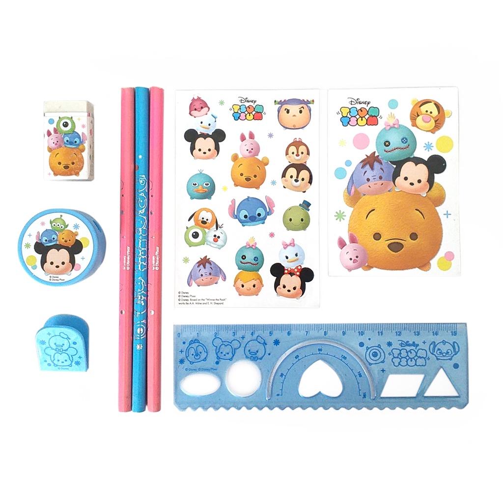

DISNEY TSUM TSUM Paket Alat Tulis Anak Original Stationery Set TS-TSST102