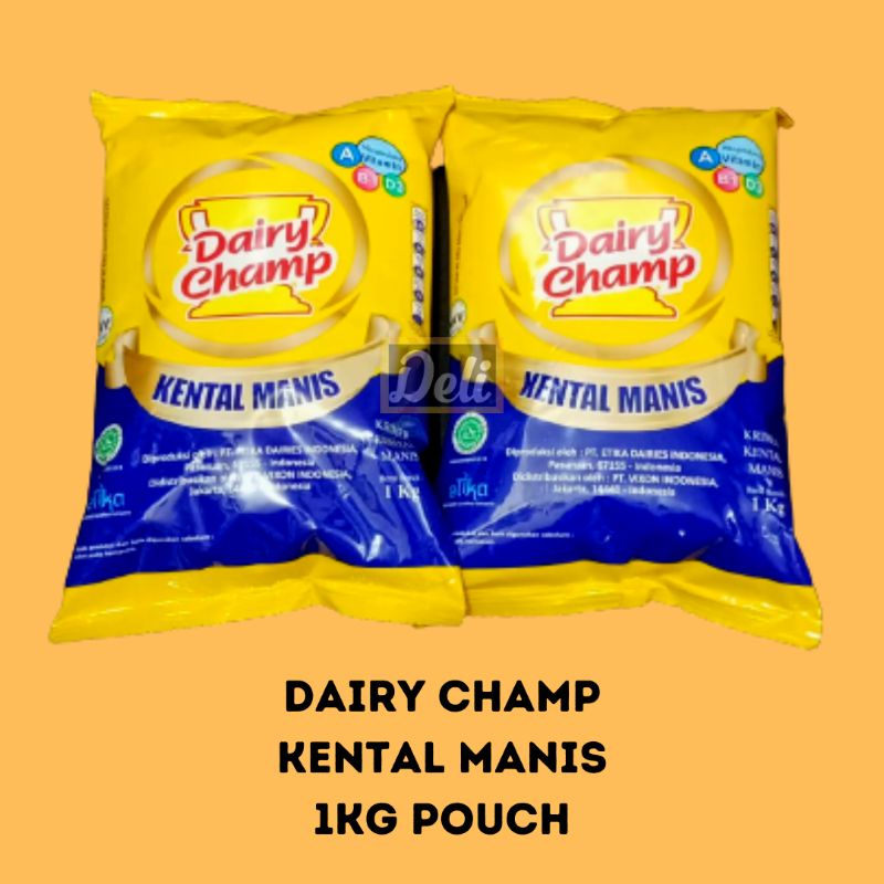 

Dairy Champ Kental Manis Pouch 1kg/Dairy Champ Kental Manis 1kg MURMER