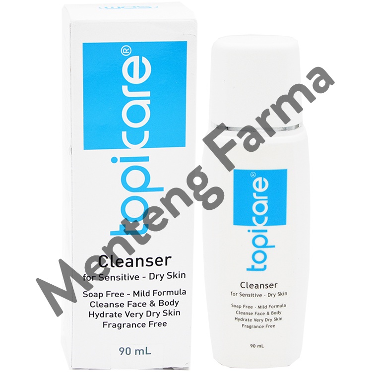 Topicare Cleanser 90 mL - Pembersih Wajah Tubuh dan Kulit Kering