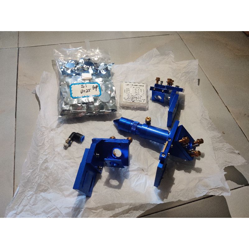 Laser head laser co2 lengkap 1 set mirror dan focus model A