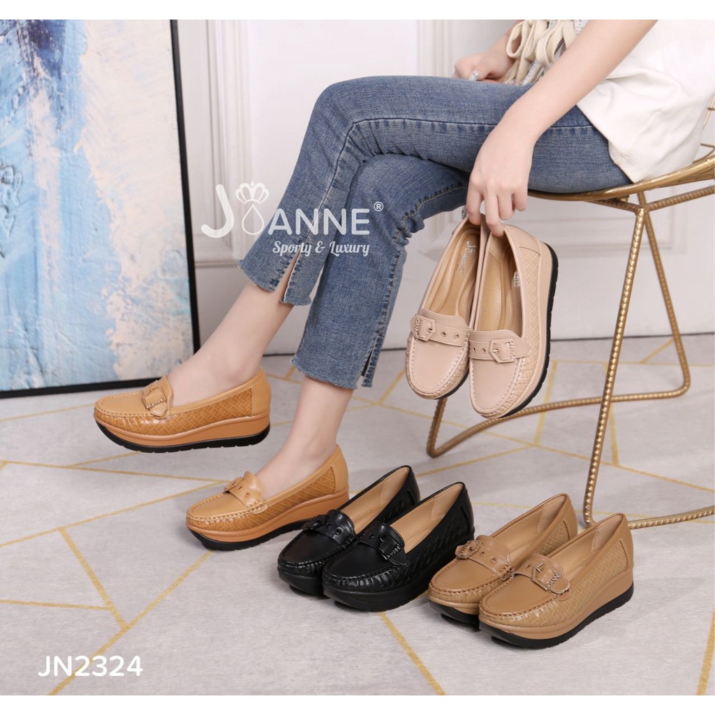 JOANNE Sepatu Wedges Shoes #JN2324 ORIGINAL