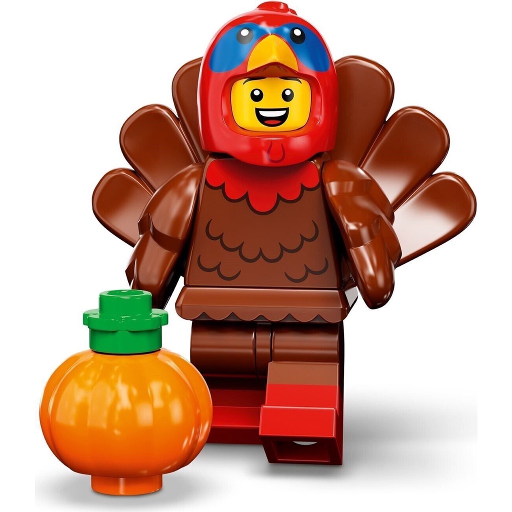 LEGO Minifigures 71034 Series 23 - Turkey Costume Minifigure Seri No 9 Collectible Limited Edition K