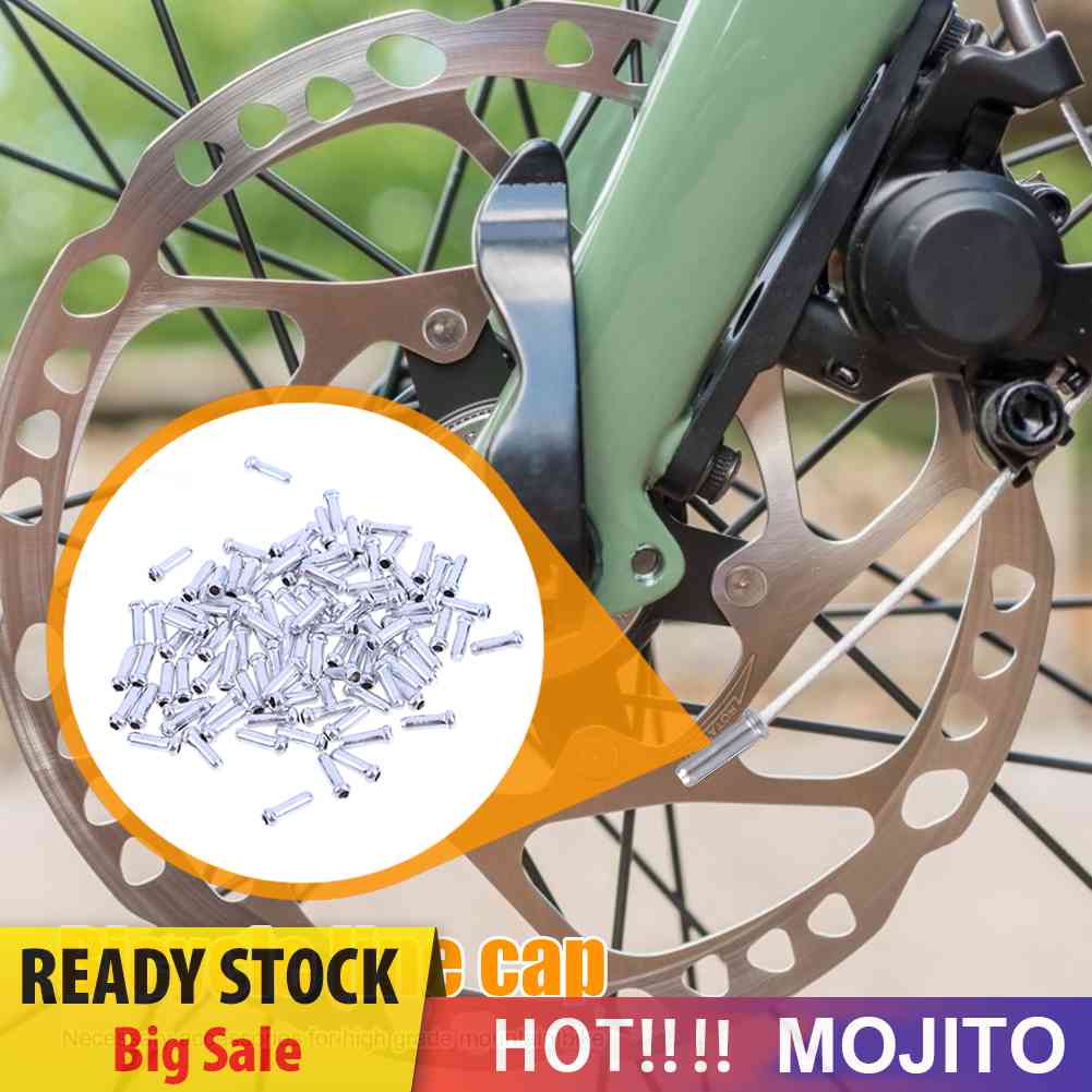 200pcs Tutup Ujung Kabel Rem Sepeda Bahan Aluminum