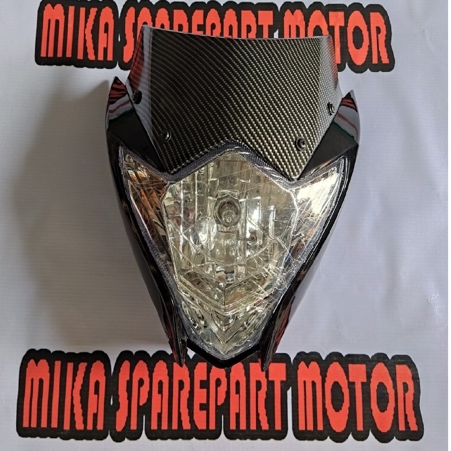 BATOK KEPALA SUZUKI SATRIA FU FACELIFT VISOR KARBON CARBON / BATOK KEPALA SUZUKI SATRIA FU FACELIFT 