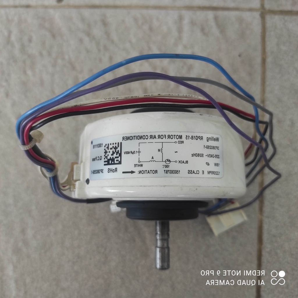 Jual Motor Fan indoor AC DAIKIN 0,51,5 PK FTNE35MV14 Original Copotan Shopee Indonesia