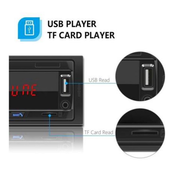 Head Unit Tape Audio Mobil MP3 Player Bluetooth Wireless Receiver 12 V - MP3-S211L