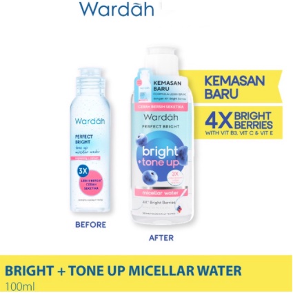 Wardah Perfect Bright Tone Up Micellar Water 100ml