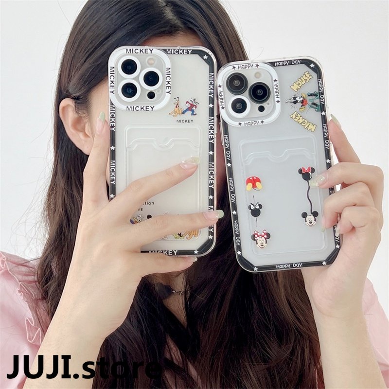 Soft Case TPU Motif Mickey Mouse Mata Malaikat Untuk IPhone 14 13 11 Pro Max 8 7 Plus X XS XR