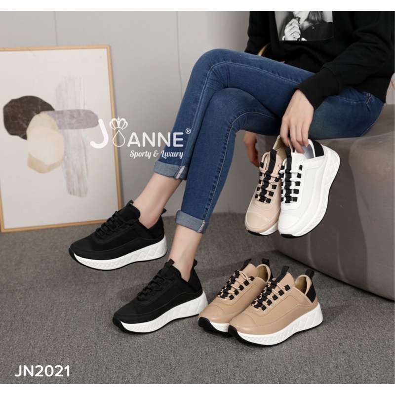 RESTOCK! [ORIGINAL] JOANNE Premium Higshole Sneakers Shoes Sepatu Wanita #JN2021
