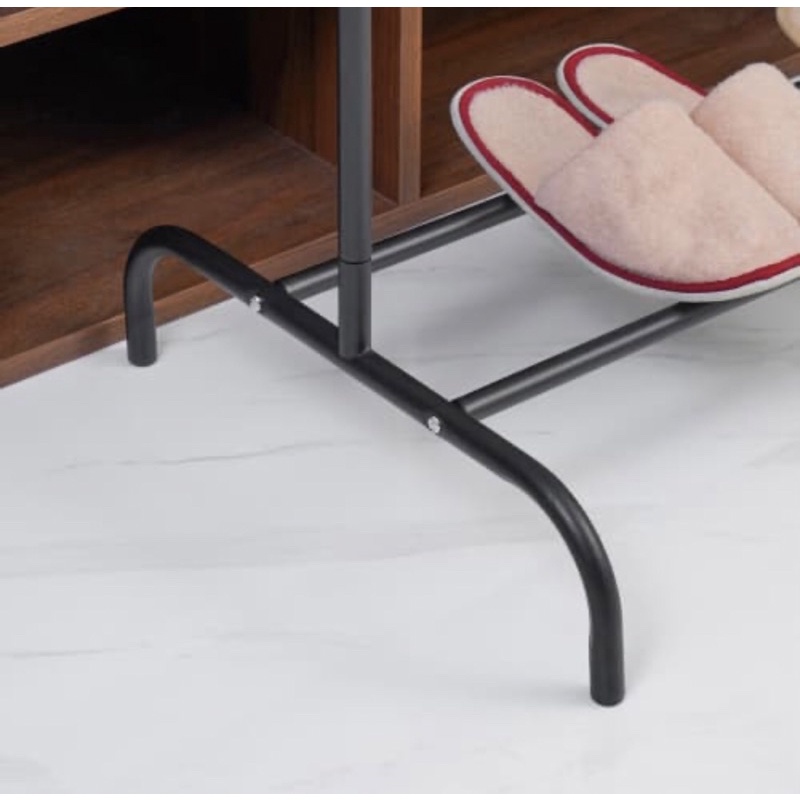 STORA GANTUNGAN PAKAIAN SINGLE HITAM/ACE SINGLE GARMENT RACK/ACE JEMURAN BAJU/ACE JEMURAN STANDING/ACE GANTUNGAN BAJU BERDIRI
