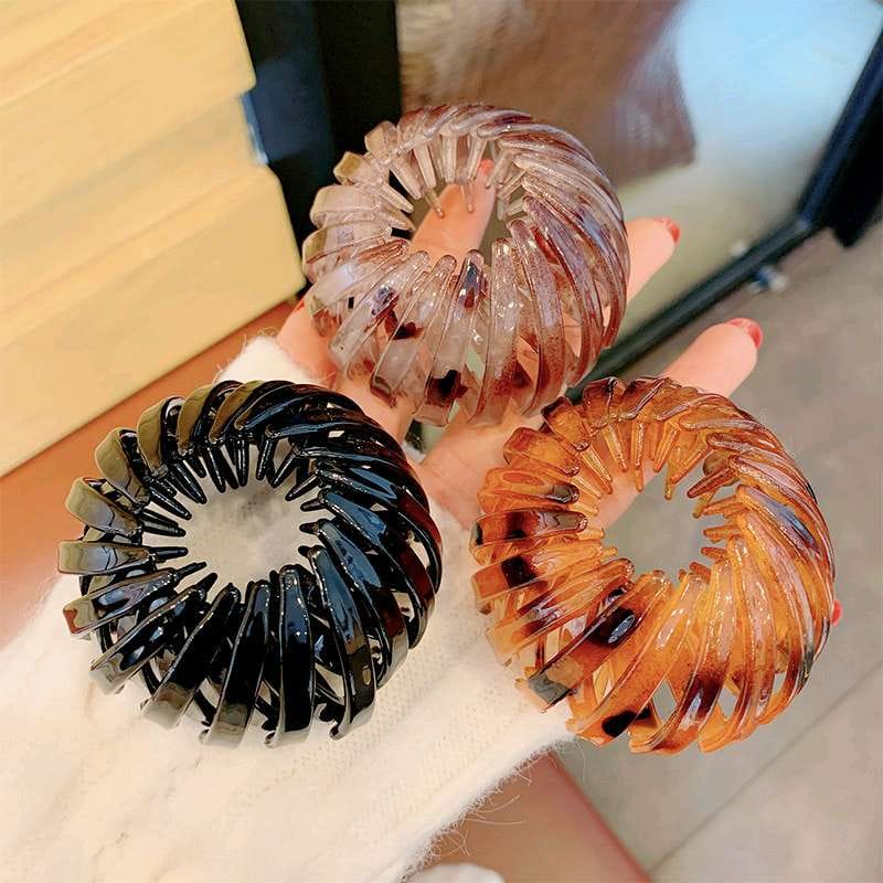 Jepitan Rambut Donat / Jepitan Sarang Burung / Hair Claw Clip / Jepit Rambut Korea Bulat /Meatball hair Clip