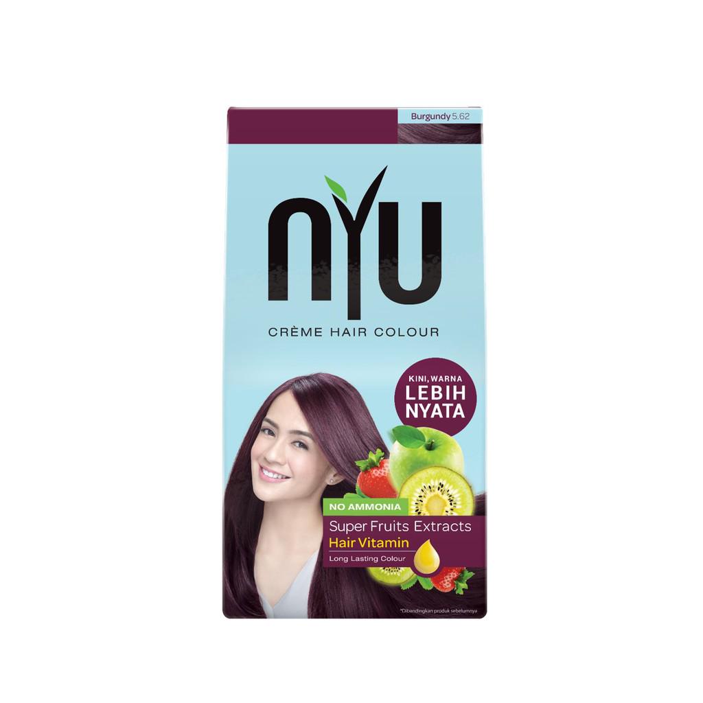 NYU Creme Hair Colour Burgundy 2 Pcs
