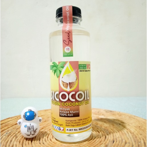 

Virgin Coconut Oil - VCO 250 ML / MINYAK KELAPA MURNI 100% / COCONUT OIL