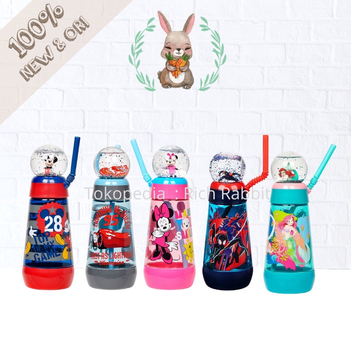 Snow Globe Tumbler Disney Store Disneyland Botol Minum Gelas Anak Ori