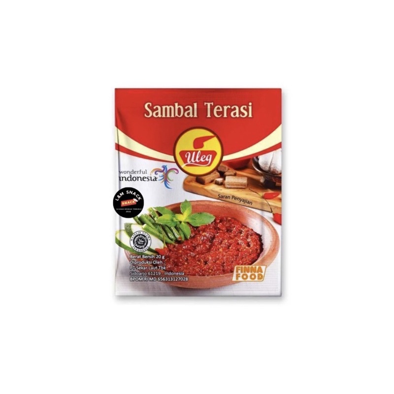 

Finna Sambal Terasi / Rawit Uleg 20gr 1 Sachet