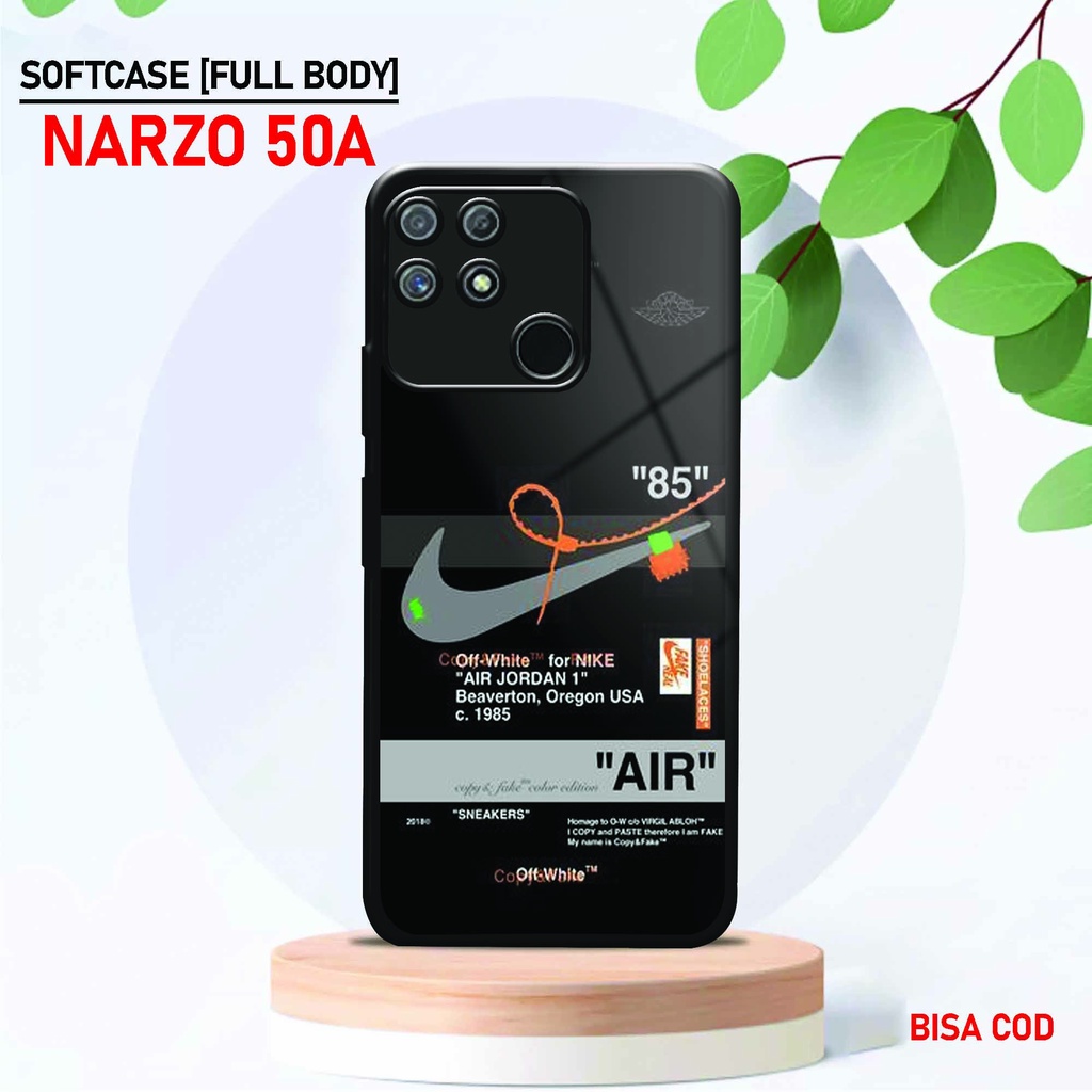 Case Realme Narzo 50A - Gambar Branded - Softcase Glossy Realme- Gambar Stiker - Hardcase Realme - P