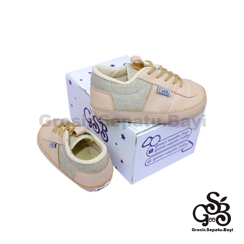 Sepatu Bayi - Baby Shoes - Prewalker  | 2-12 bulan | casual KIMMY CREAM polos ringan &amp; fleksibel