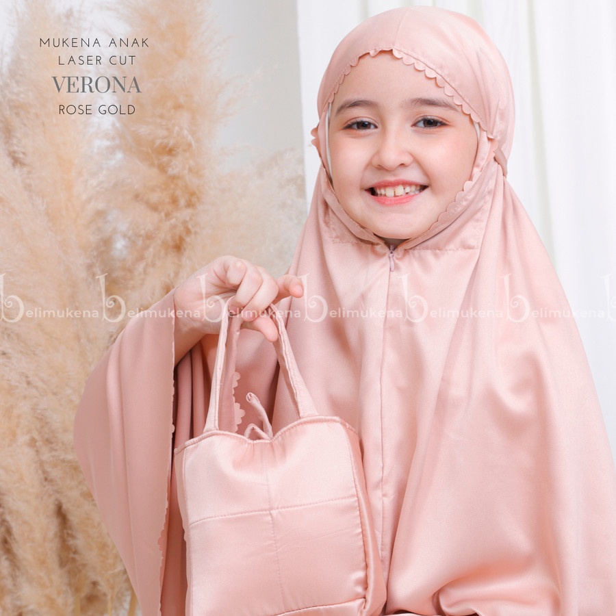 Mukena 2in1 Laser Cut Anak Verona 9D0W