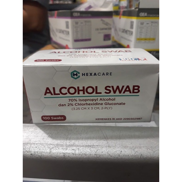 Alkohol swab Hexacare / Alcohol swab 70% Hexa Care isi 100 pcs