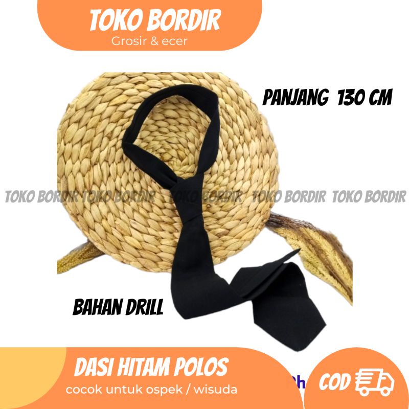 Dasi hitam polos / dasi hitam