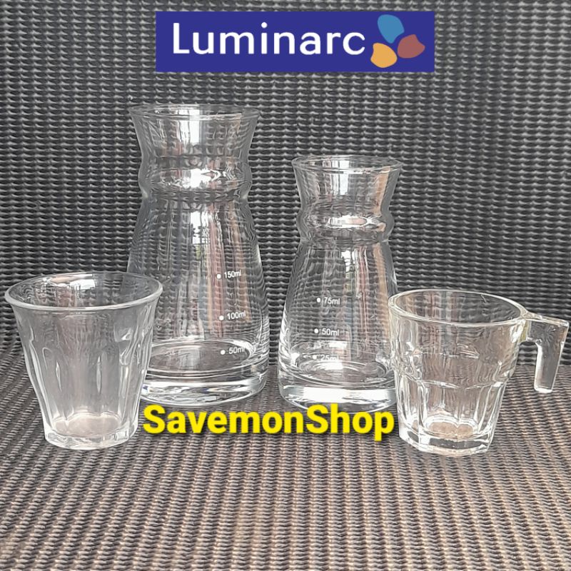 Carafe Coffee Server 160/280 mL V60 Luminarc Arcoroc | Gelas Server Kopi | Decanter Coffee | Gelas K