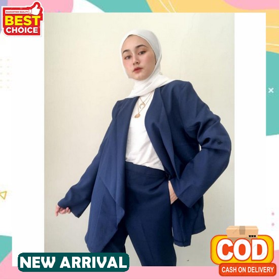 [Smishop]Blazer Cardi Tartan Houndstooth Zara Premium Import Bangkok Bkk Blazer-Tweed Import- Korean