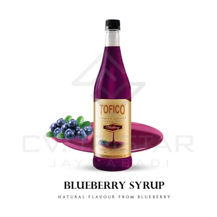 

Tofico Syrup blueberry natural flavour 1 Liter Tofico Sirup blueberry