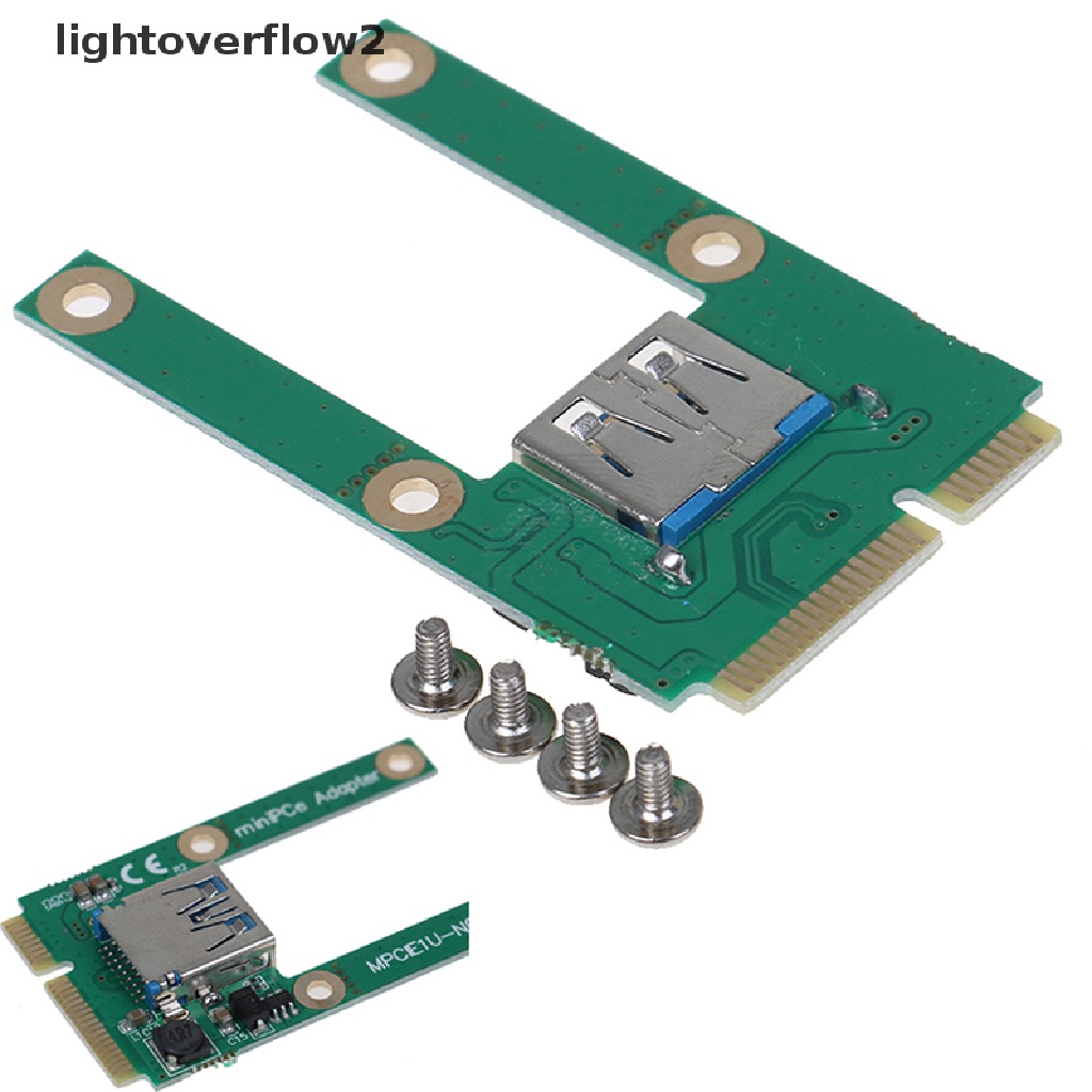 (lightoverflow2) Adapter Konverter mini pcie Ke usb 3.0 Ke mini pcie express card