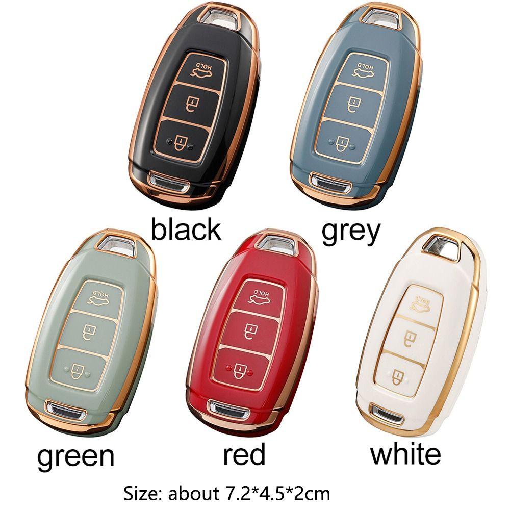 POPULAR Remote Key Case New Aksesoris Mobil Skin Key Fob Cover Untuk Hyundai i30 ix25