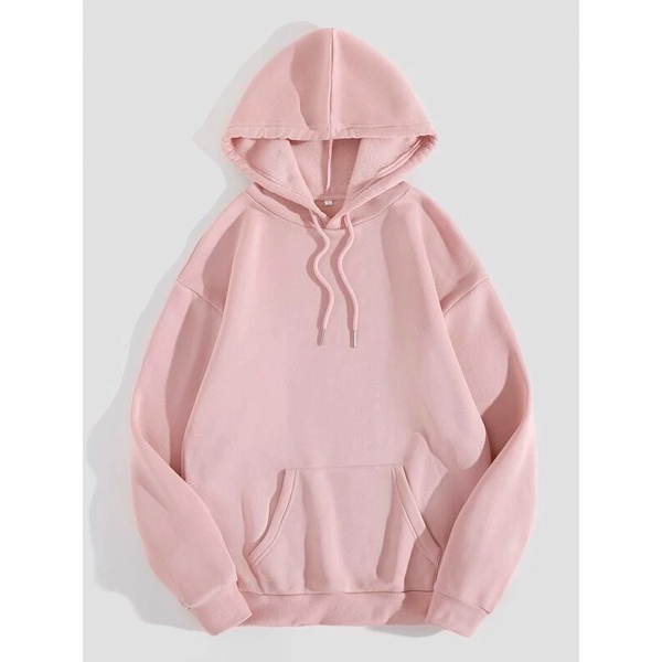 ZASKIYA - SWEATER HOODIE BASIC / SWEATER HOODIE UNISEX / HOODIE JUMPER SIZE L - XL (PRIA &amp; WANITA)