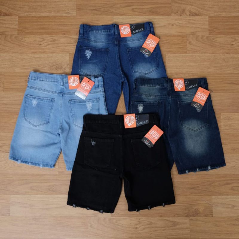 Celana Broadshort Pendek Sobek / Celana Pendek Jeans / Celana Pendek Distro Original
