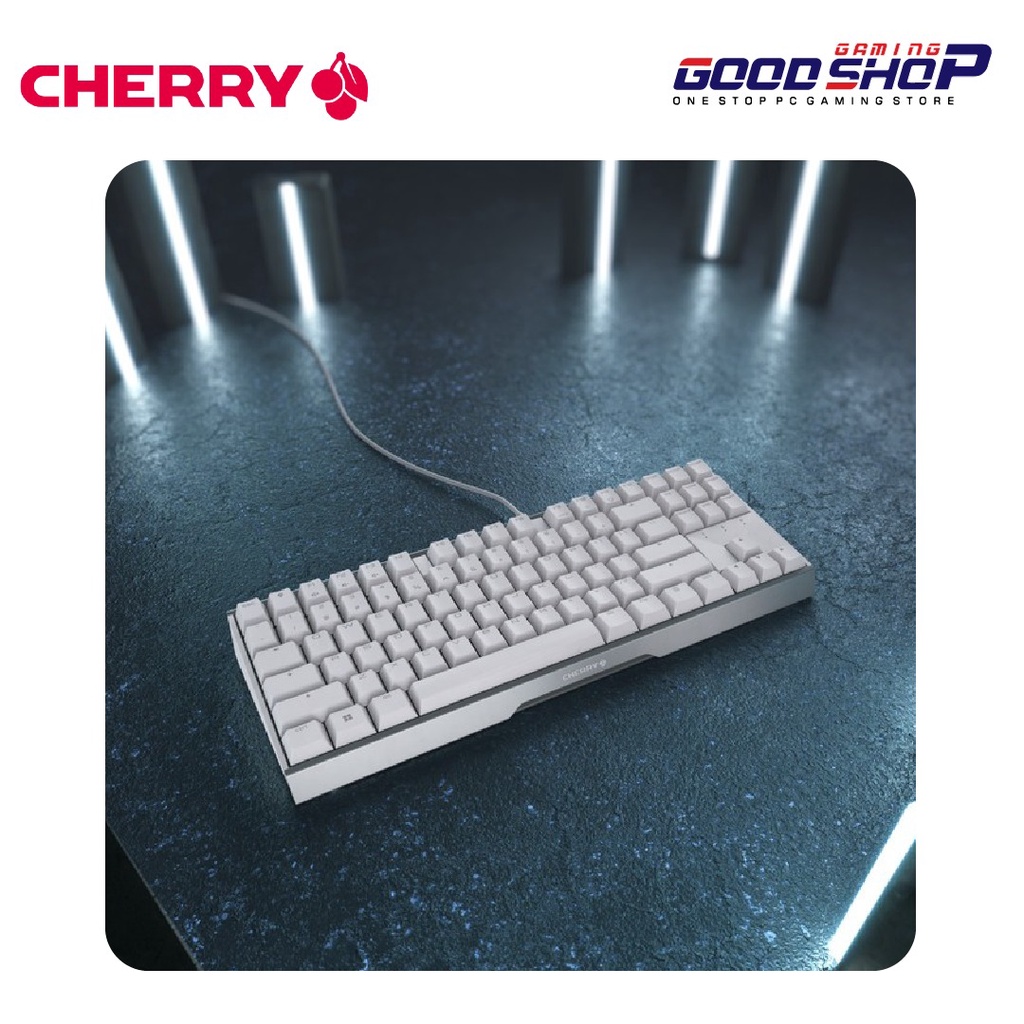 CHERRY MX Mechanical Gaming Keyboard TKL - MX3.0S TKL RGB WHITE